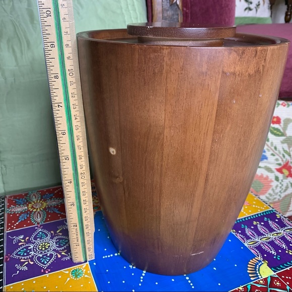 MCM Teak Ice Bucket - Picture 6 of 9